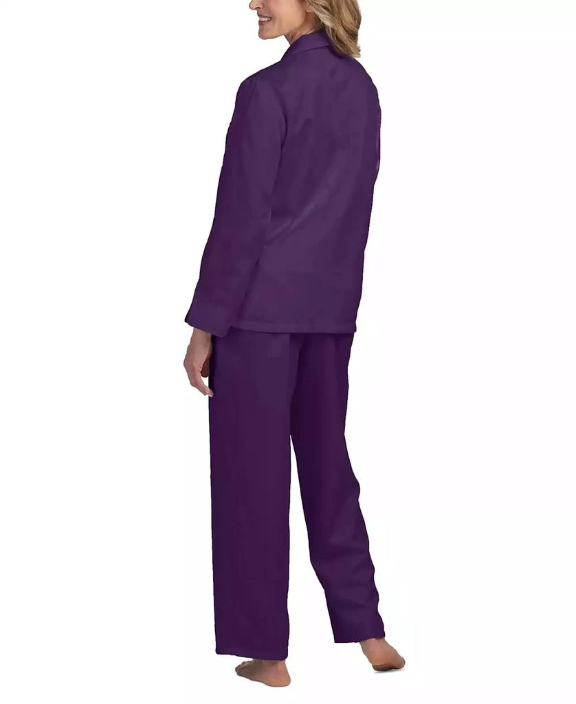 商品Miss Elaine|Women's 2-Pc. Notched-Collar Pajamas Set,价格¥113,第2张图片详细描述