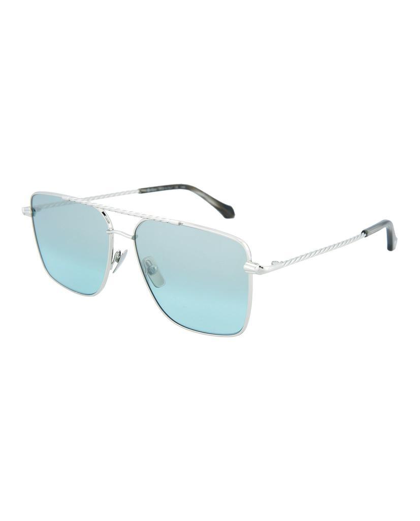 商品Brioni|Aviator-Style Metal Sunglasses,价格¥1296,第4张图片详细描述