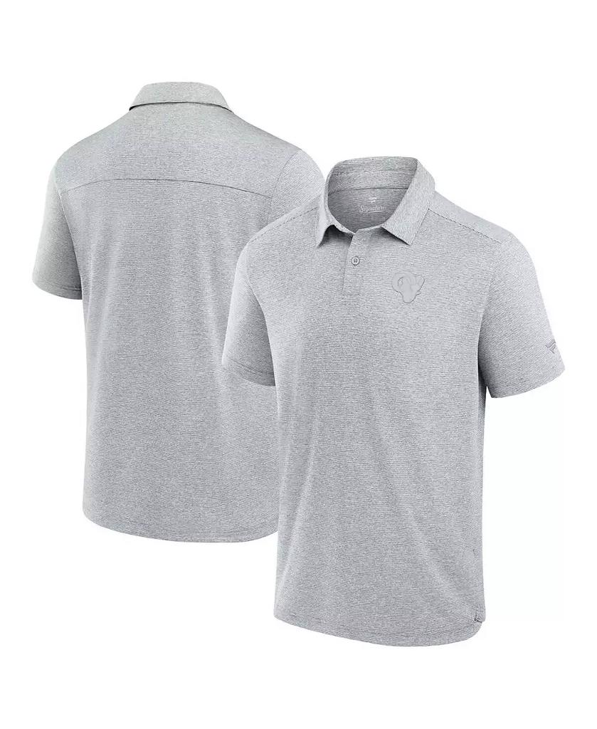 Polo gris para hombre de Los Angeles Rams Front Office Tech image 2