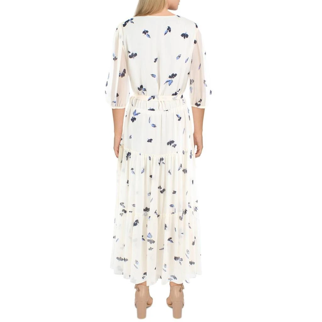 商品Ralph Lauren|Lauren Ralph Lauren Womens Printed Sheer Shift Dress,价格¥194,第2张图片详细描述