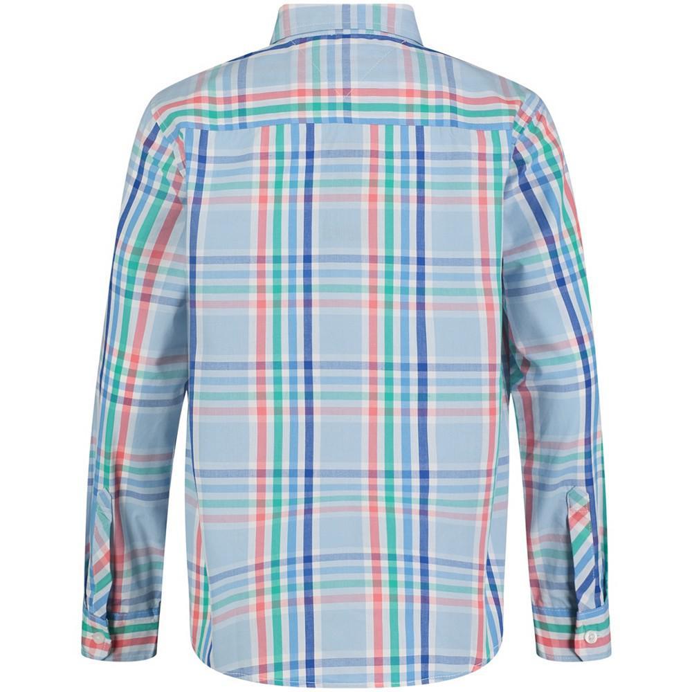商品Tommy Hilfiger|Little Boys Spring Plaid Long Sleeves Shirt,价格¥279,第4张图片详细描述