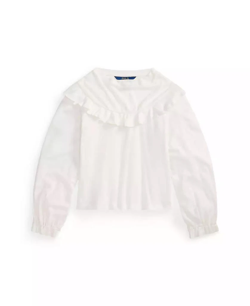 商品Ralph Lauren|Girls 7-16 Long Sleeve Top,价格¥232,第1张图片