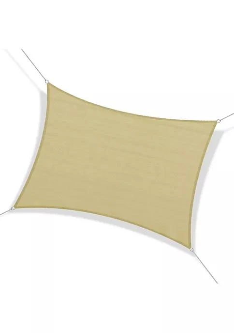 商品Outsunny|20 X 16 Rectangle Sun Sail Shade Canopy Shade Sail Cloth For Outdoor Patio Deck Yard Sand,价格¥716,第2张图片详细描述