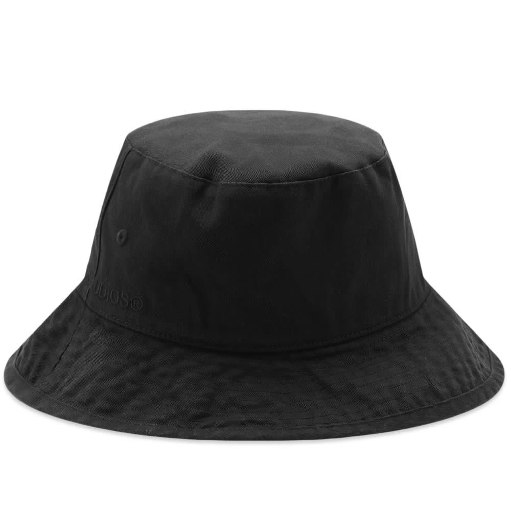 商品Acne Studios|Acne Studios Brimmo Twill Logo Bucket Hat,价格¥856,第1张图片