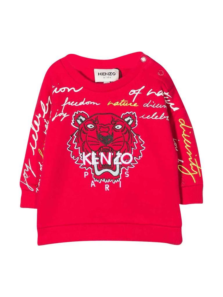 商品Kenzo|Kenzo Kids Red Sweatshirt Baby Unisex,价格¥1306,第1张图片