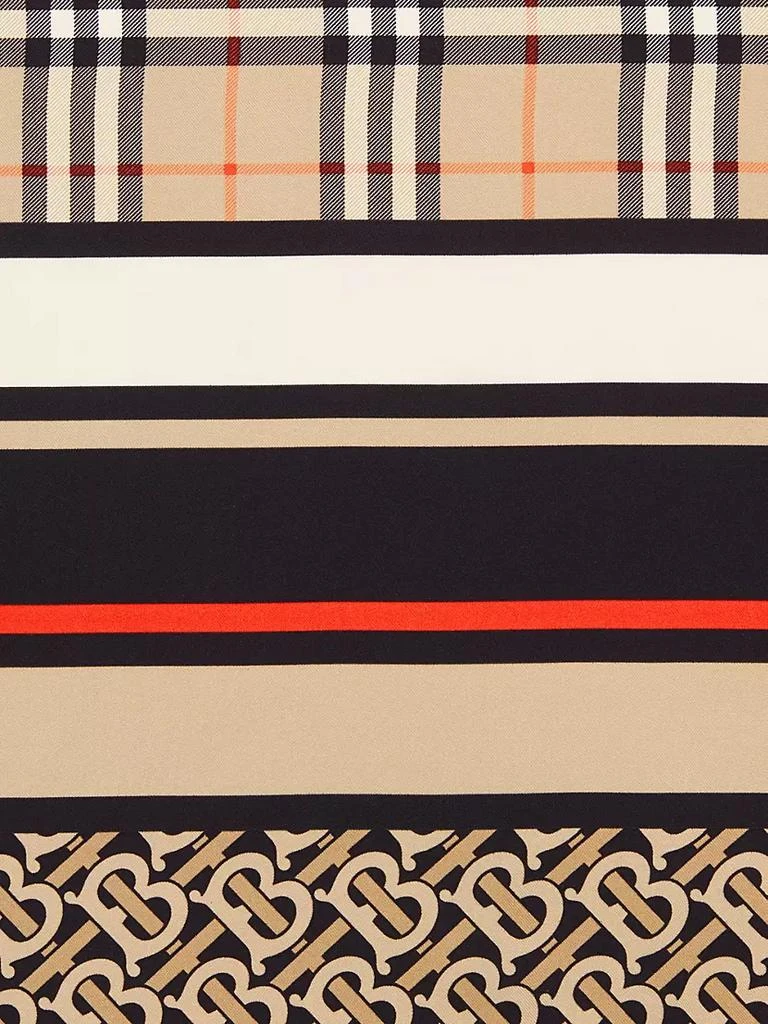 商品Burberry|Multi-Panel Silk 丝巾 丝巾,价格¥4404,第2张图片详细描述