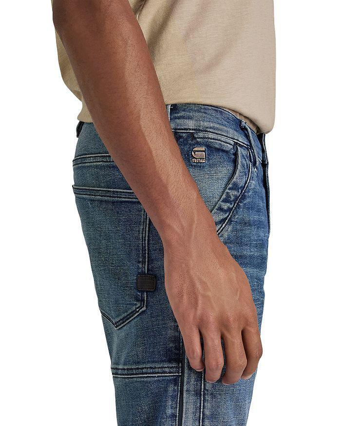 商品G-Star|Rackam 3D Skinny Fit Jeans in Faded Cascade,价格¥782,第5张图片详细描述