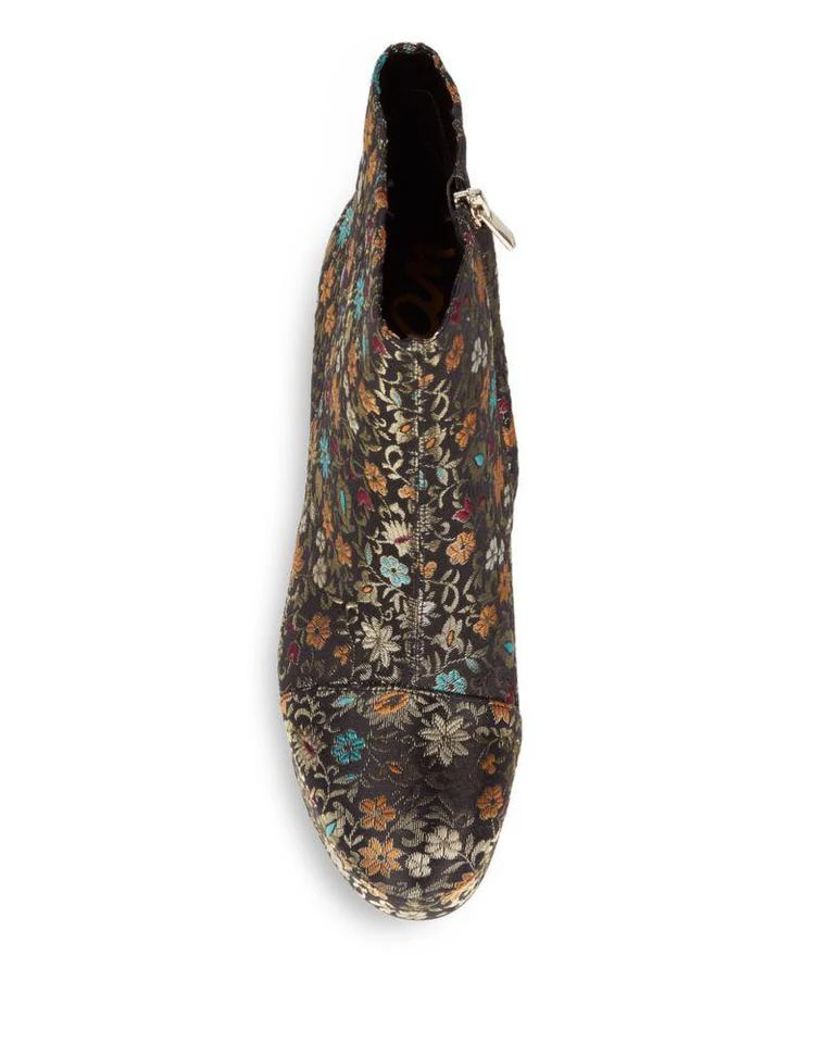 商品Sam Edelman|Azra Floral Brocade Platform Booties,价格¥397,第5张图片详细描述