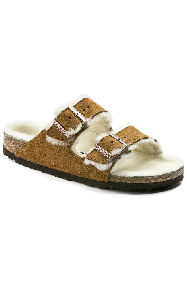 商品Birkenstock|女款 亚利桑那 绒毛拖鞋,价格¥484,第2张图片详细描述