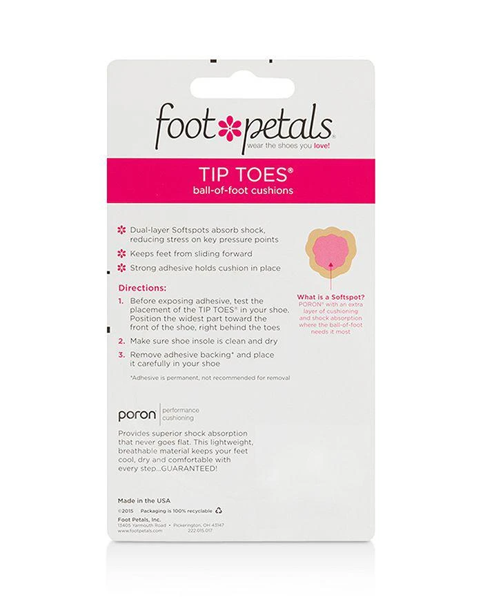 商品Foot Petals|Tip Toes Cushions,价格¥75,第2张图片详细描述