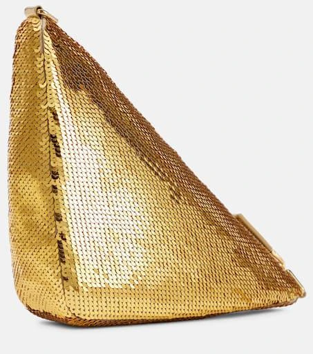 商品Prada|Triangle sequin shoulder bag,价格¥19276,第4张图片详细描述