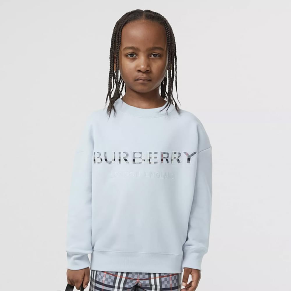 商品Burberry|Blue Eugene Sweatshirt,价格¥1545,第6张图片详细描述