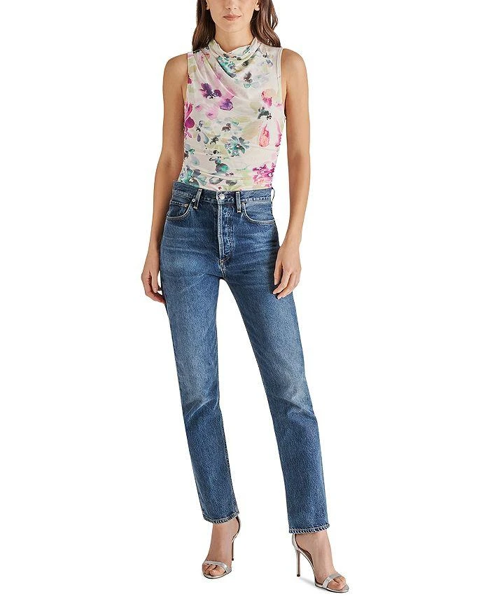 商品Steve Madden|Dalia Floral Draped Bodysuit,价格¥180,第4张图片详细描述