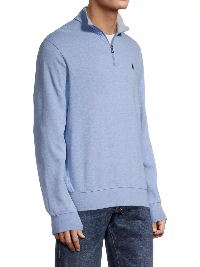 商品Ralph Lauren|Luxury Jersey Quarter-Zip Sweater,价格¥475,第4张图片详细描述