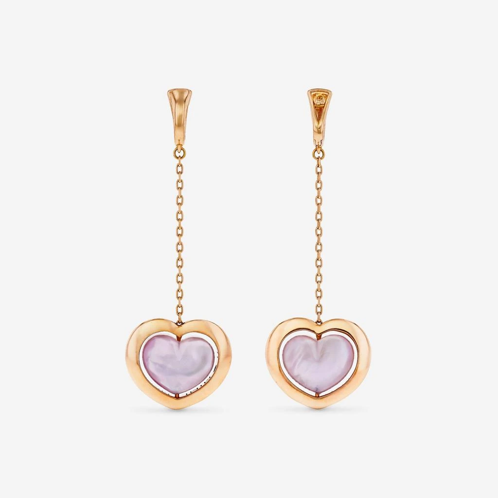 商品Mimi Milano|Mimi Milano Giulietta E Romeo 18K Rose Gold, Amethyst Dangle Earrings OLM308R8A,价格¥12516,第2张图片详细描述