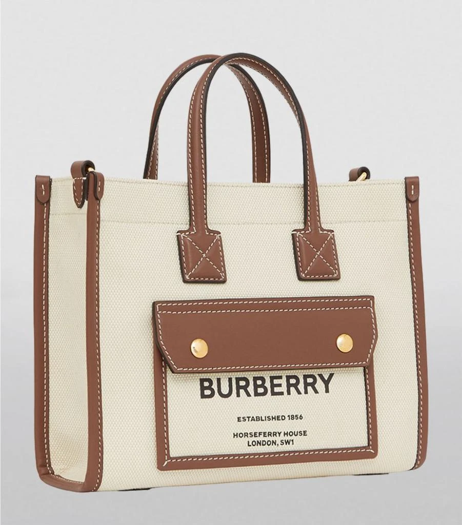 商品Burberry|Mini Canvas Freya Tote Bag,价格¥9937,第3张图片详细描述