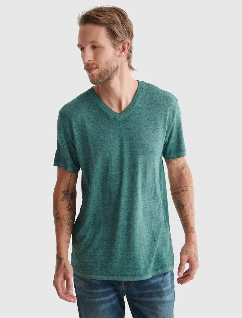 商品Lucky Brand|Mens Venice Burnout V-Neck Tee.,价格¥81,第4张图片详细描述