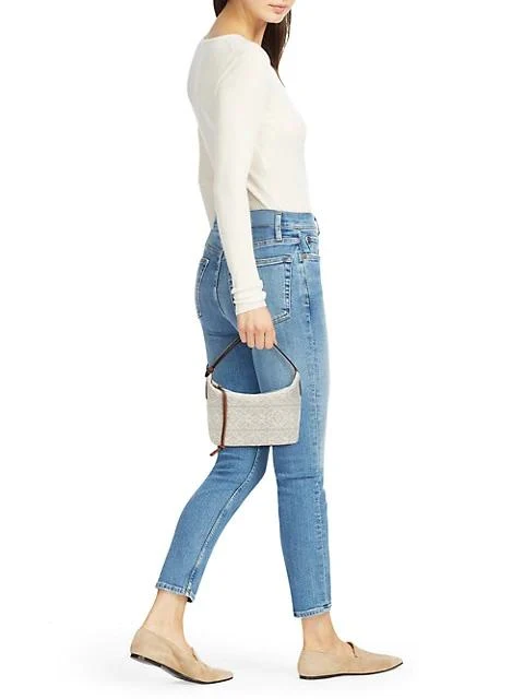 商品Loewe|Small Cubi Anagram Jacquard & Calfskin Shoulder Bag,价格¥8959,第2张图片详细描述