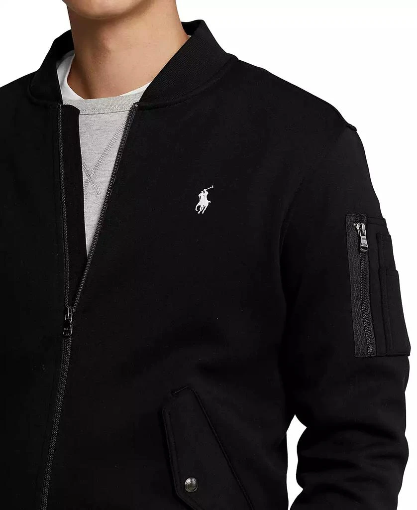 商品Ralph Lauren|Men's Double-Knit Bomber Jacket,价格¥1107,第3张图片详细描述