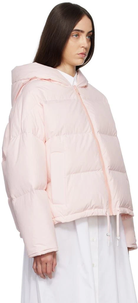 商品Yves Salomon|Pink Quilted Down Jacket,价格¥2020,第2张图片详细描述