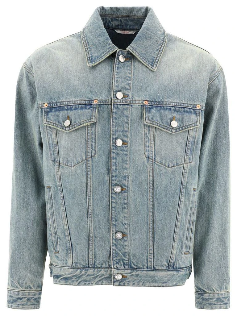 商品Valentino|Valentino Garavani Coats & Jackets in Denim Blu Lav Chiaro,价格¥9644,第1张图片