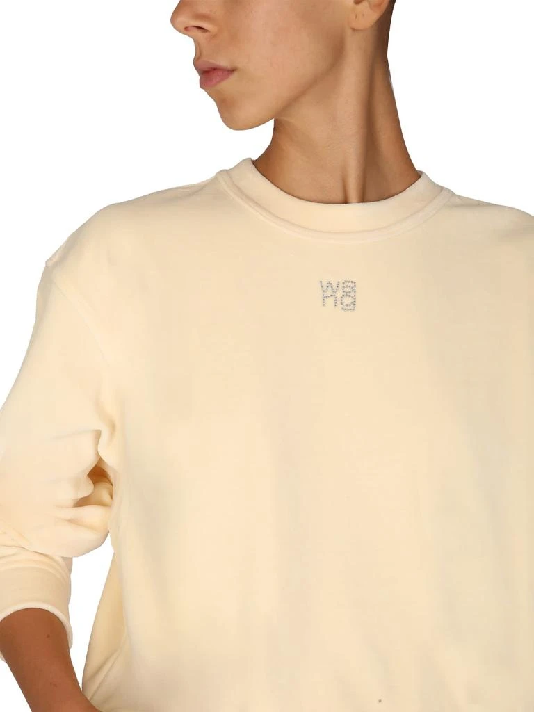 商品Alexander Wang|T by Alexander Wang Soft Velour Crewneck Sweatshirt,价格¥2163,第3张图片详细描述