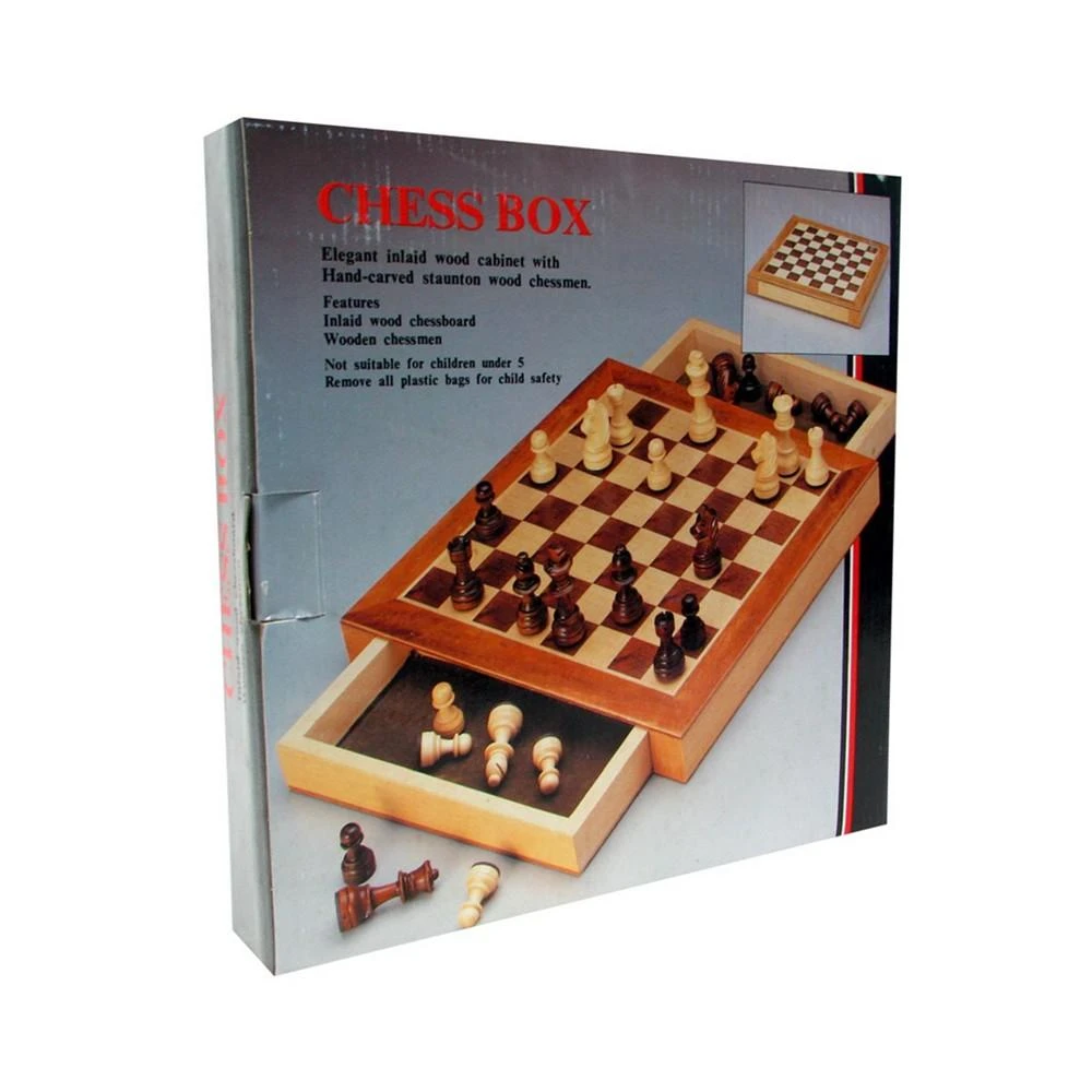 商品Trademark Global|Trademark Games Inlaid Walnut Style Magnetized Wood Wstaunton Wood Chessmen,价格¥332,第4张图片详细描述