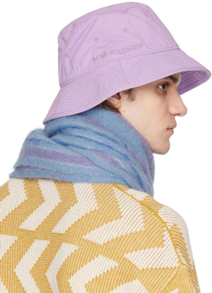 商品Acne Studios|Purple Embroidered Bucket Hat,价格¥396,第3张图片详细描述