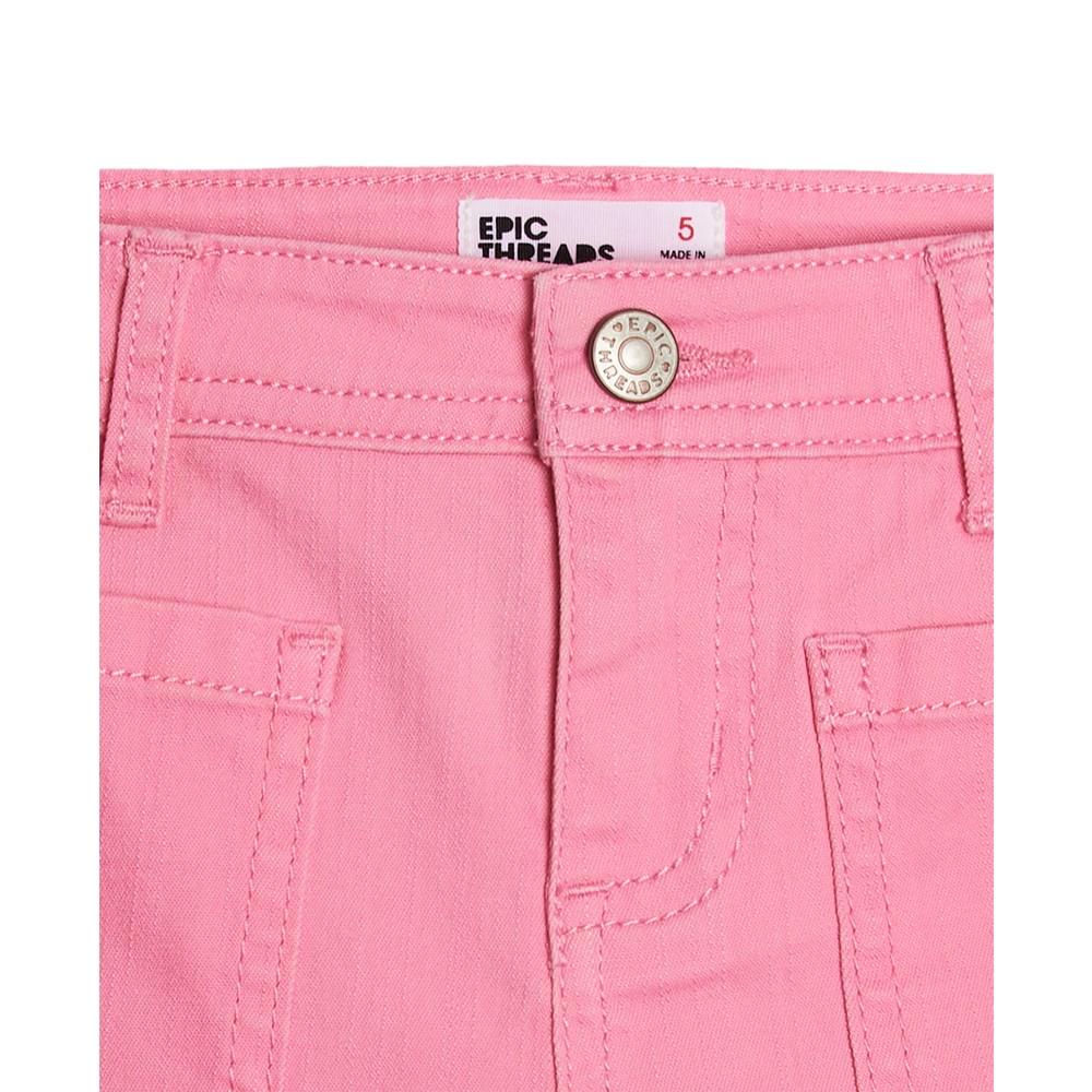 Little Girls Denim Shorts, Created For Macy's商品第5张图片规格展示