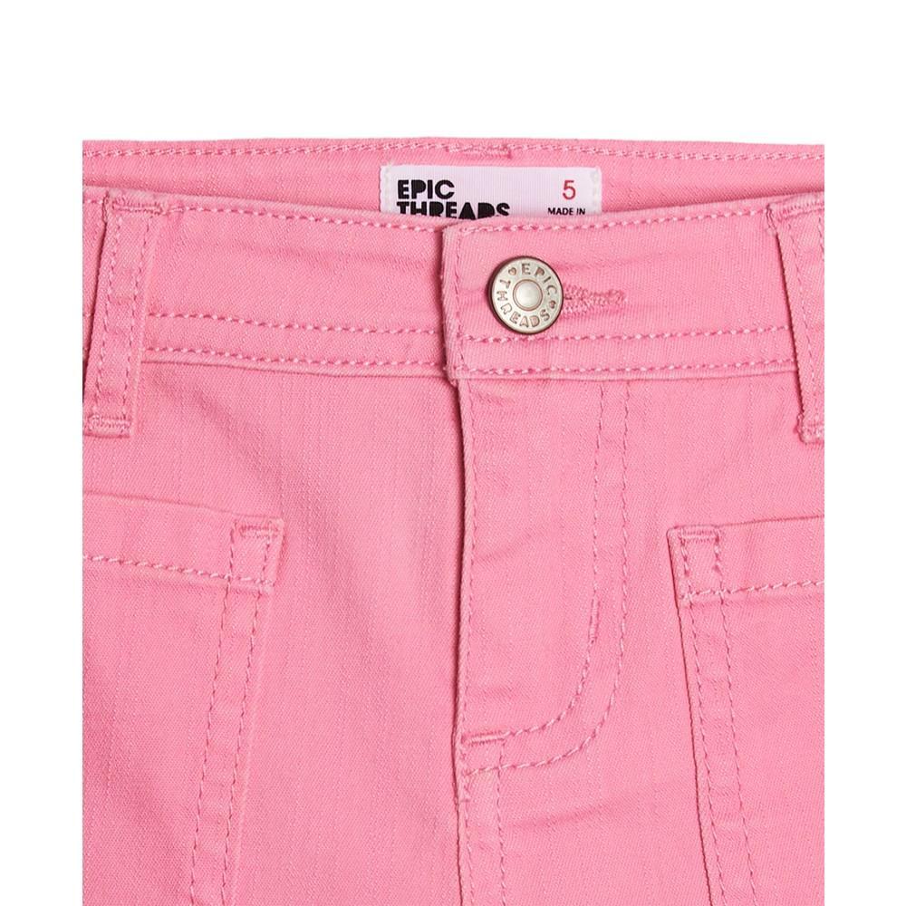 商品Epic Threads|Little Girls Denim Shorts, Created For Macy's,价格¥264,第7张图片详细描述