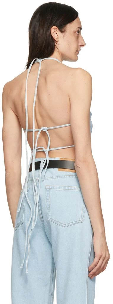 商品Magda Butrym|Blue Cotton Tank Top,价格¥540,第3张图片详细描述