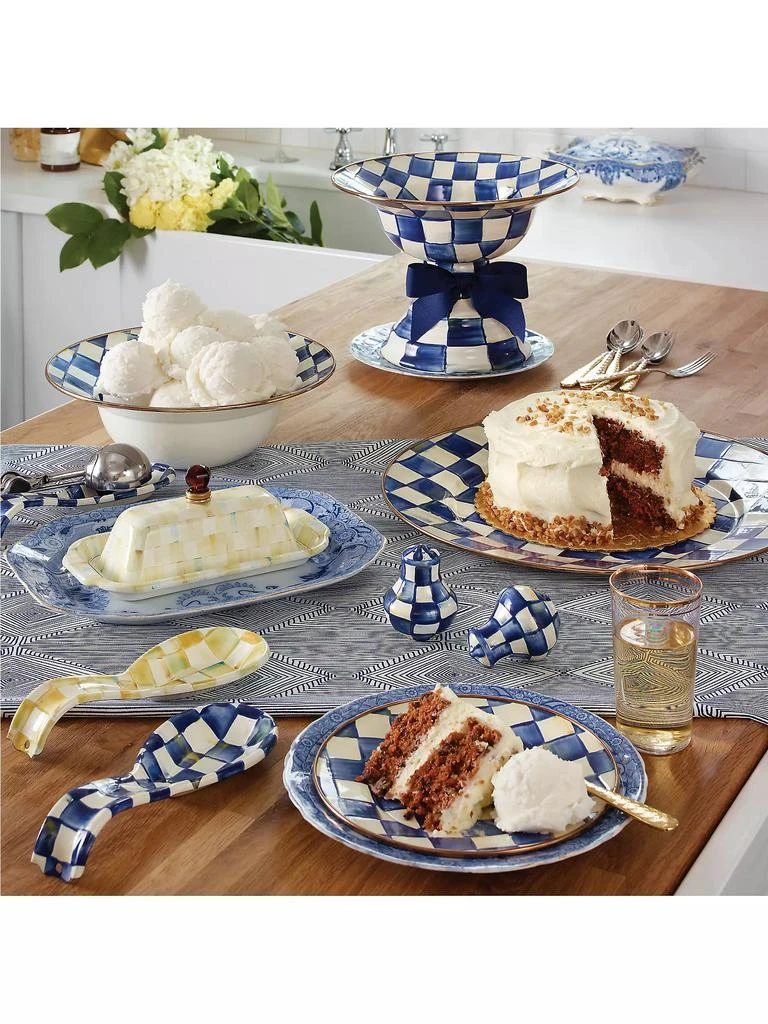 商品MacKenzie-Childs|Royal Check Enamel Serving Bowl,价格¥673,第3张图片详细描述