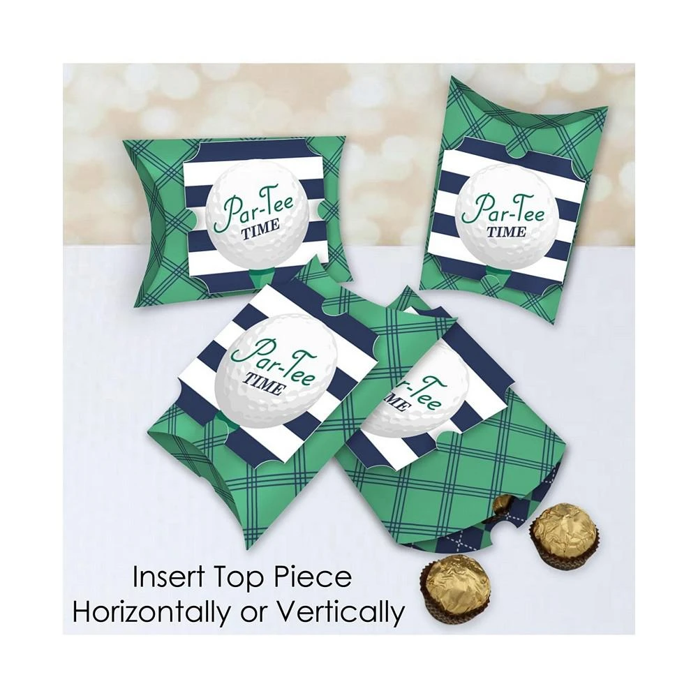 商品Big Dot of Happiness|Par-Tee Time - Golf - Favor Gift Boxes - Birthday or Retirement Party Large Pillow Boxes - Set of 12,价格¥127,第3张图片详细描述