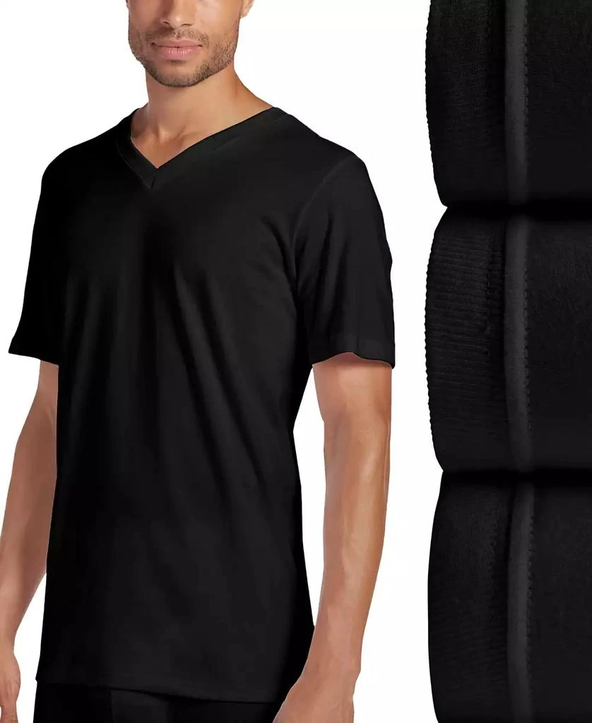 商品Jockey|Men's 3-Pack Classic V-Neck Undershirts,价格¥146,第5张图片详细描述