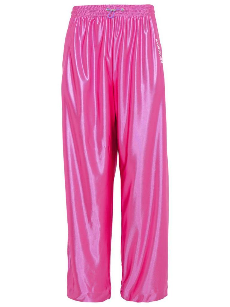 商品Khrisjoy|FUCHSIA POLYESTER SPORT PANTS,价格¥1555,第1张图片