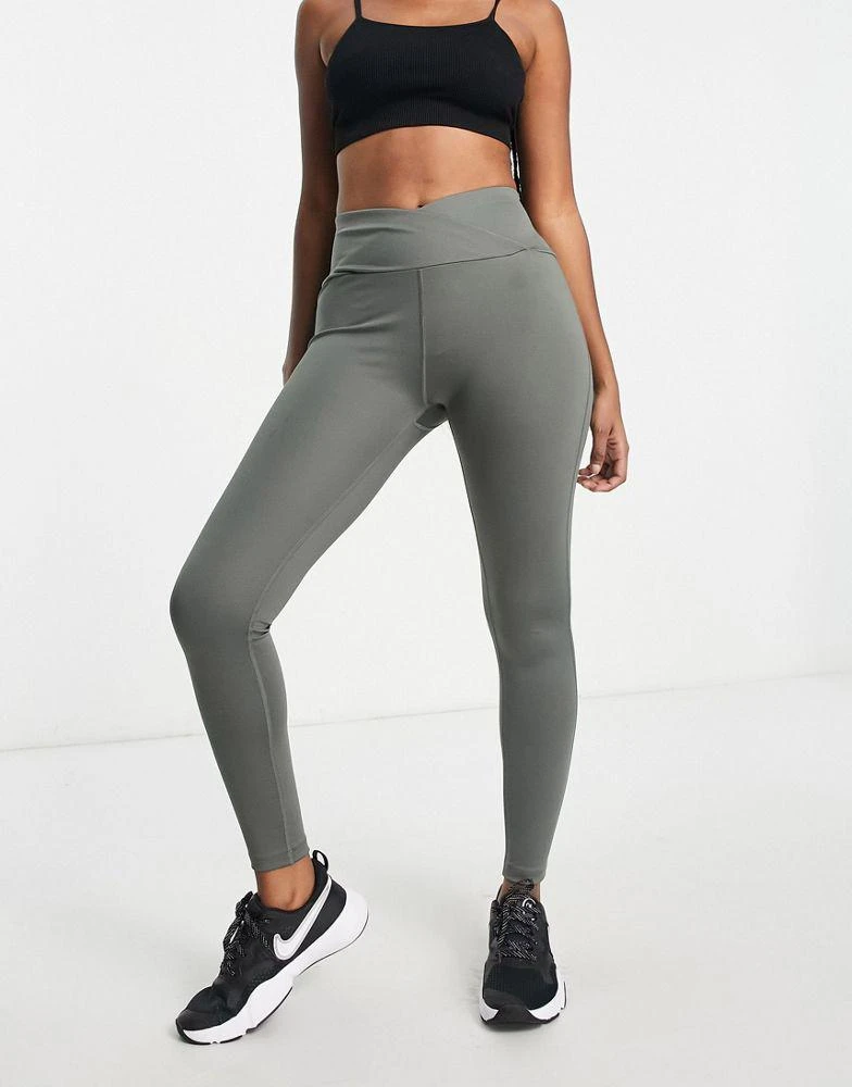 商品ASOS|ASOS 4505 Hourglass 7/8 legging with deep wrap waistband,价格¥133,第4张图片详细描述