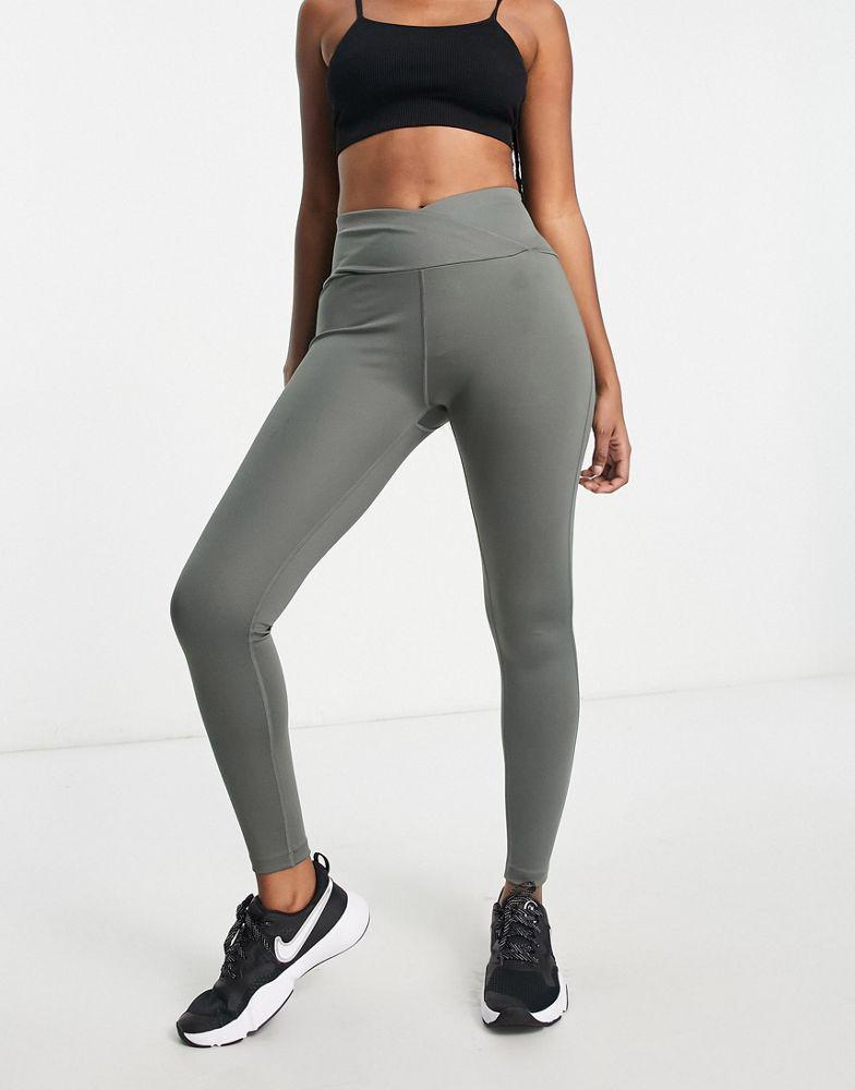 商品ASOS|ASOS 4505 Hourglass 7/8 legging with deep wrap waistband,价格¥134,第4张图片详细描述