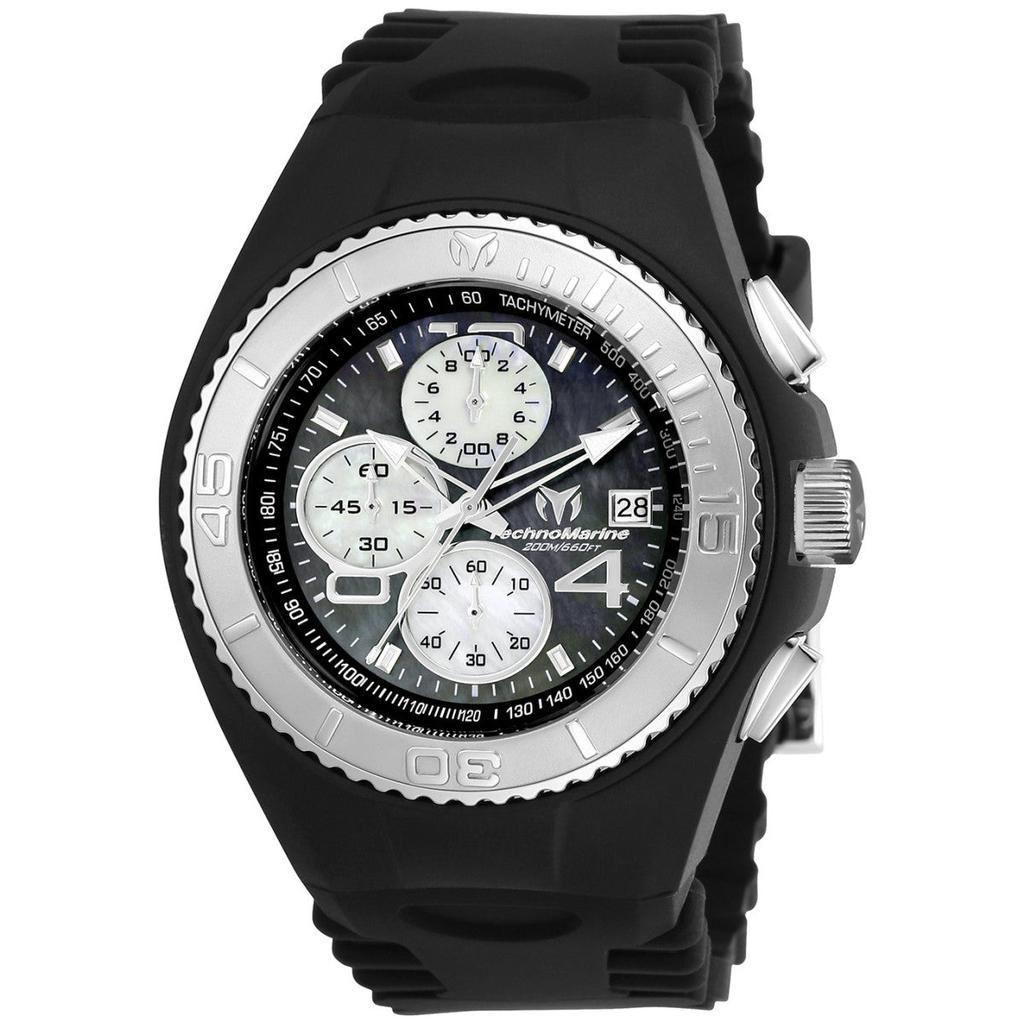 商品TechnoMarine|TechnoMarine Men's TM-115349 Cruise Jellyfish 46mm Quartz Chronograph Watch,价格¥939,第1张图片