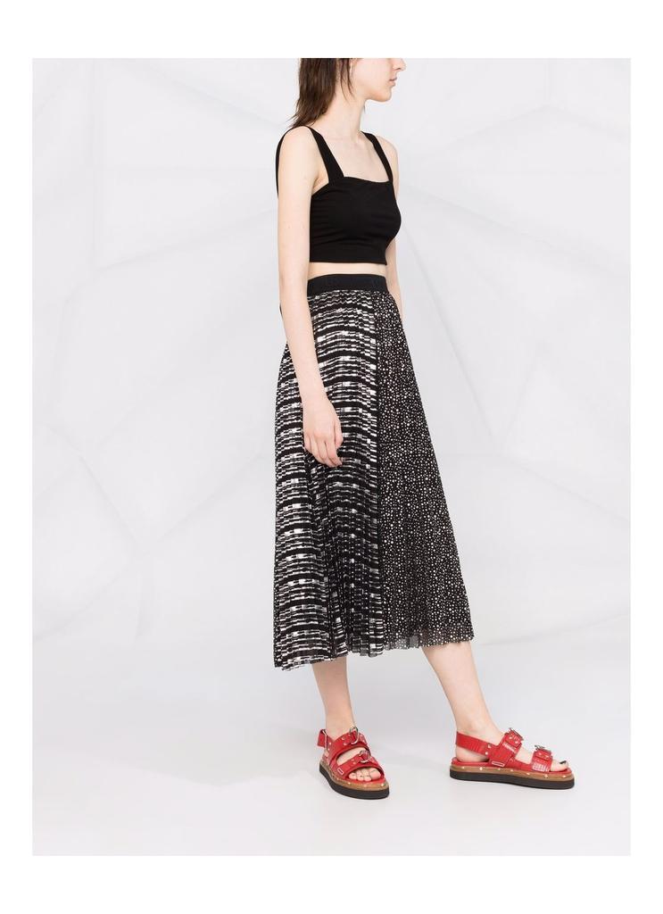 商品Karl Lagerfeld Paris|k dots pleated skirt,价格¥1457,第4张图片详细描述
