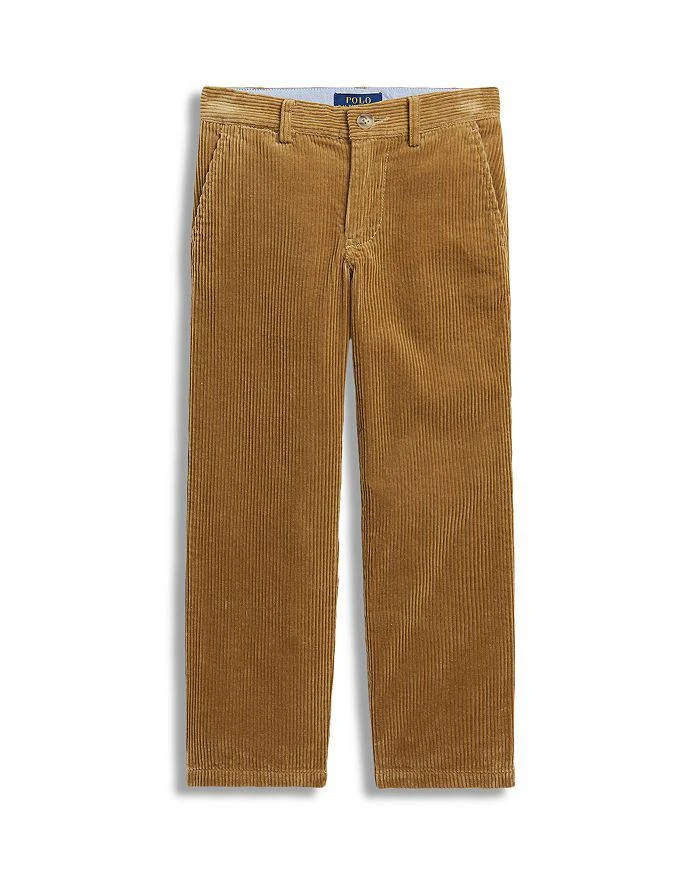 商品Ralph Lauren|Boys' Straight Fit Cotton Corduroy Pants - Little Kid, Big Kid,价格¥136,第4张图片详细描述