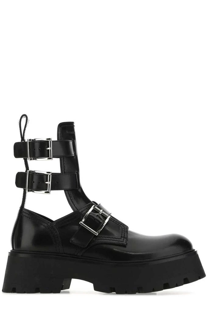 商品Alexander McQueen|Alexander McQueen Rave Buckle Boots,价格¥4368,第1张图片