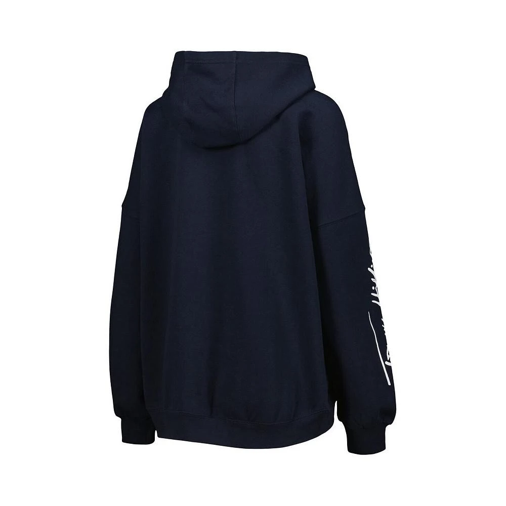 商品Tommy Hilfiger|Women's Navy Chicago Bears Becca Drop Shoulder Pullover Hoodie,价格¥505,第3张图片详细描述