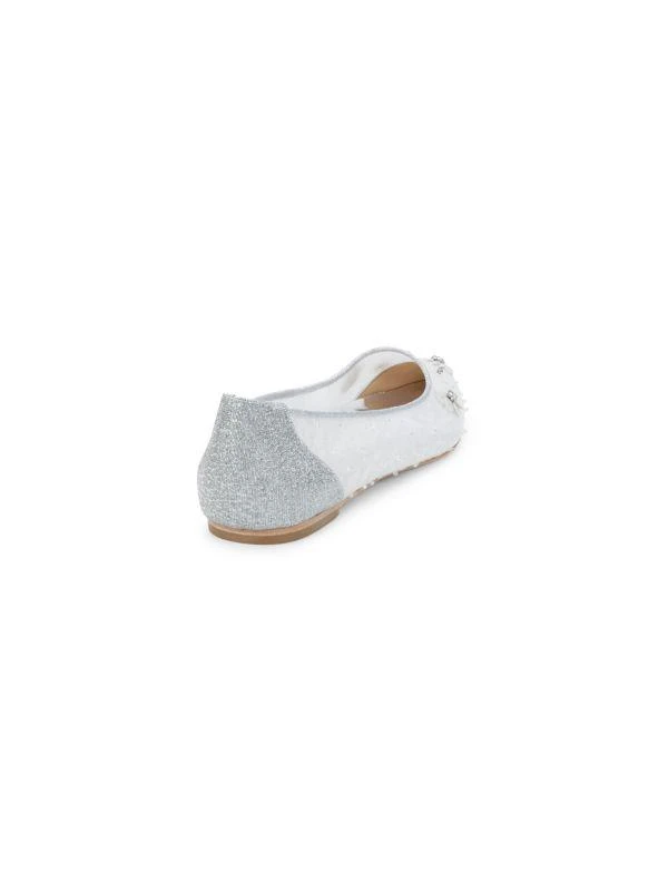 商品Badgley Mischka|Tenley Embellished Ballet Flats,价格¥476,第3张图片详细描述