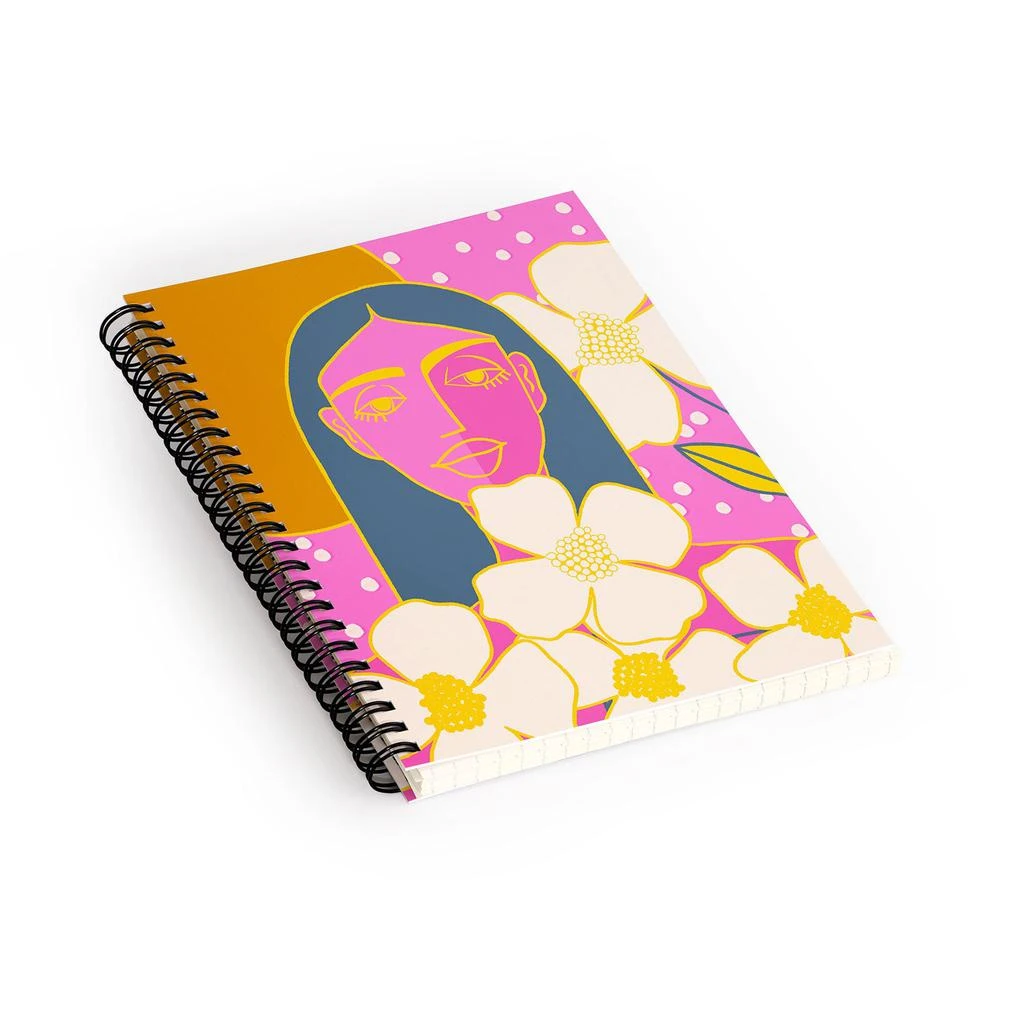 商品DENY Designs|Maritza Lisa A Girl And Her Flowers Notebook,价格¥169,第1张图片