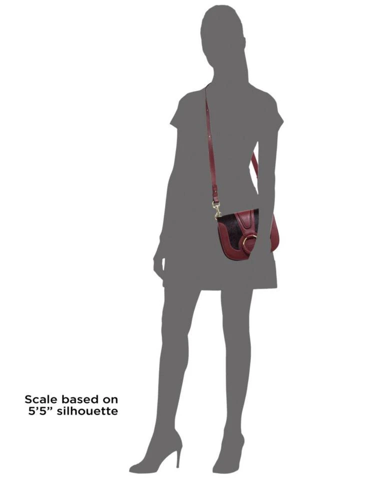 商品See by Chloé|Hana Small Leather & Calf Hair Crossbody Bag,价格¥3432,第3张图片详细描述