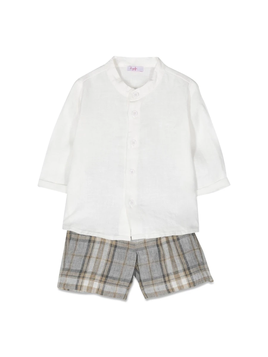 商品IL GUFO|IL GUFO 男童套装 P23DP415L3019B133 花色,价格¥1292,第1张图片