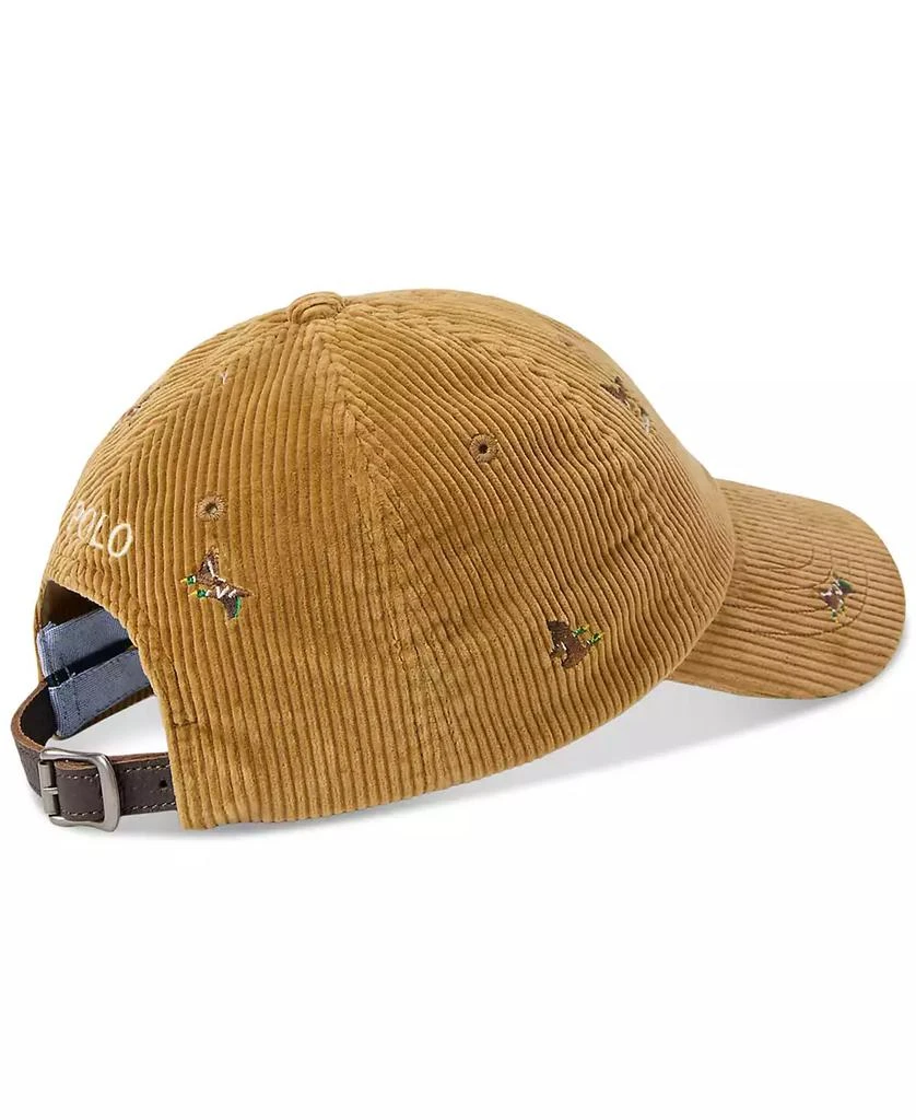 商品Ralph Lauren|Men's Duck-Embroidered Corduroy Ball Cap,价格¥512,第2张图片详细描述