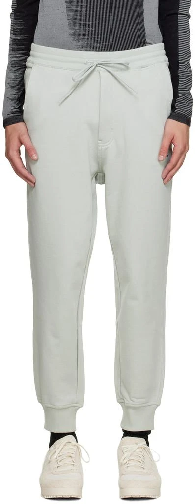 商品Y-3|Green Cuffed Sweatpants,价格¥663,第1张图片