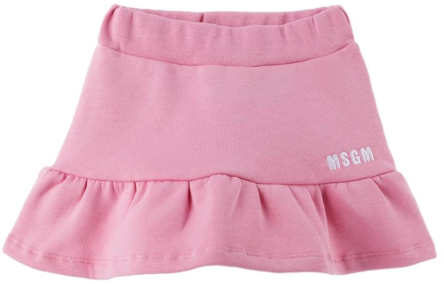 商品MSGM|Baby White & Pink Long Sleeve T-Shirt & Skirt,价格¥245,第4张图片详细描述