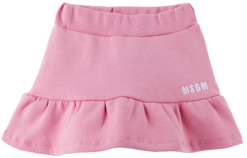 商品MSGM|Baby White & Pink Long Sleeve T-Shirt & Skirt,价格¥672,第6张图片详细描述